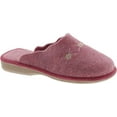 thumbnail image 1 of SC Home Collection Womens 12317 Natural Wool Embroidered Cozy House Slippers Made in Europe, 1 of 4