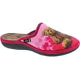 thumbnail image 1 of SC Home Collection Womens 18017 I Heart Teddy Cozy House Slippers Made in Europe, 1 of 4