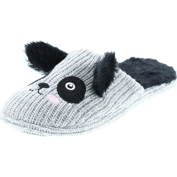 SC Home Collection Womens Knit Slip On Fashion House Slippers