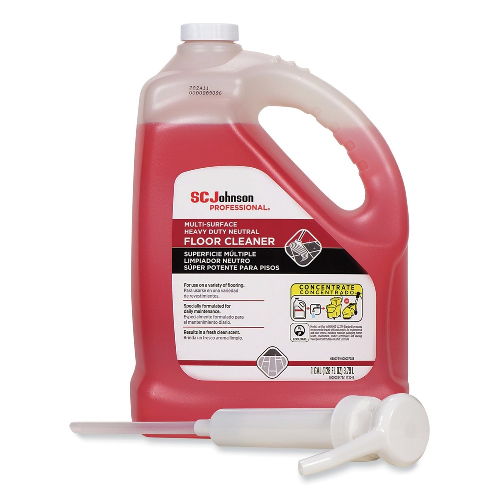 SC Johnson 680079 1 Gallon Heavy Duty Neutral Floor Cleaner Fresh