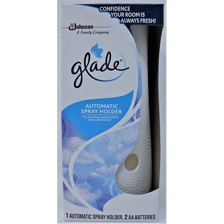Glade Automatic Spray Holder, Battery-Operated Air Freshener Spray, 10.2 oz