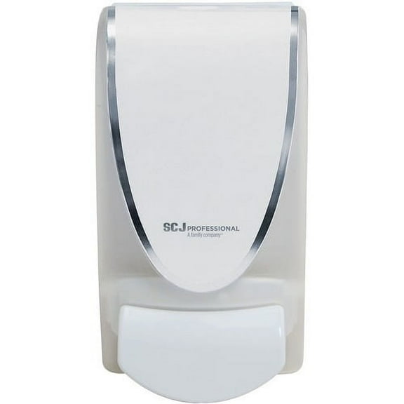 SC Johnson Manual Soap Dispenser Manual - 1.06 quart Capacity - Durable, Antimicrobial, Anti-bacterial - White - 1Each