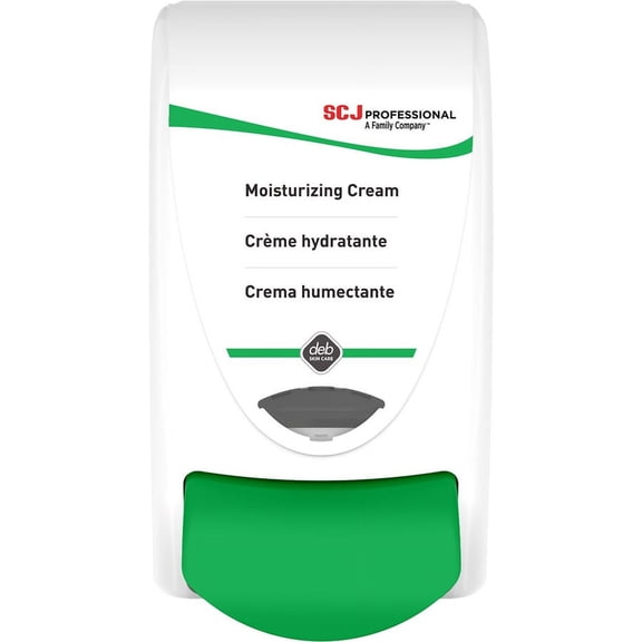 SC Johnson Moisturizing Cream Dispenser - 15 Case - Green, White - Plastic, Glass | Bundle of 5
