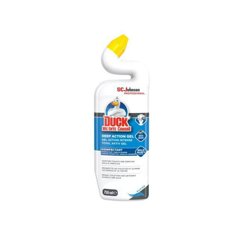 Duck Liquid Toilet Cleaner, Deep Action Gel, 750ml