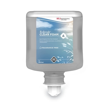 SC Johnson Professional Refresh Foaming Hand Soap Unscented 1 L Refill 6/Carton CLR1L