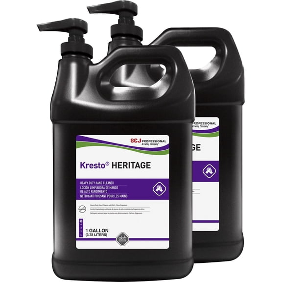SC Johnson, SJN09102CT, Super Heavy Duty Hand Cleanser, 4 / Carton, Clear, 1 gal (3.8 L)