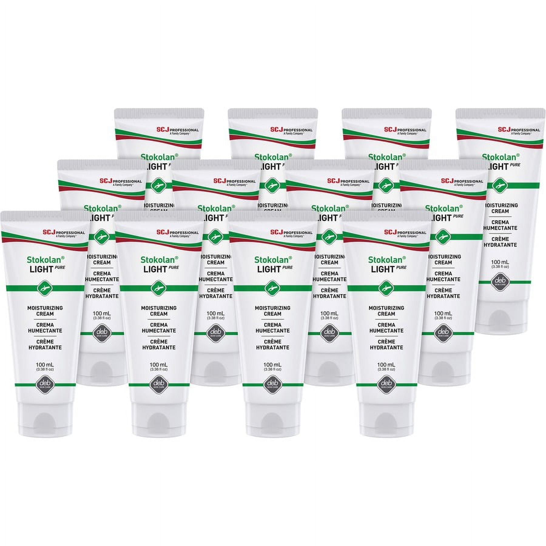 SC Johnson Stokolan Skin Conditioning Cream - Cream - 3.38 fl oz - Tube - For Dry, Sensitive Skin - Healthcare Working, Hospitality, Industrial, Office & Commercial Facilities - Non-greasy, Dye-free, Silicon-free, Fragrance-free, Moisturising, Hypoal