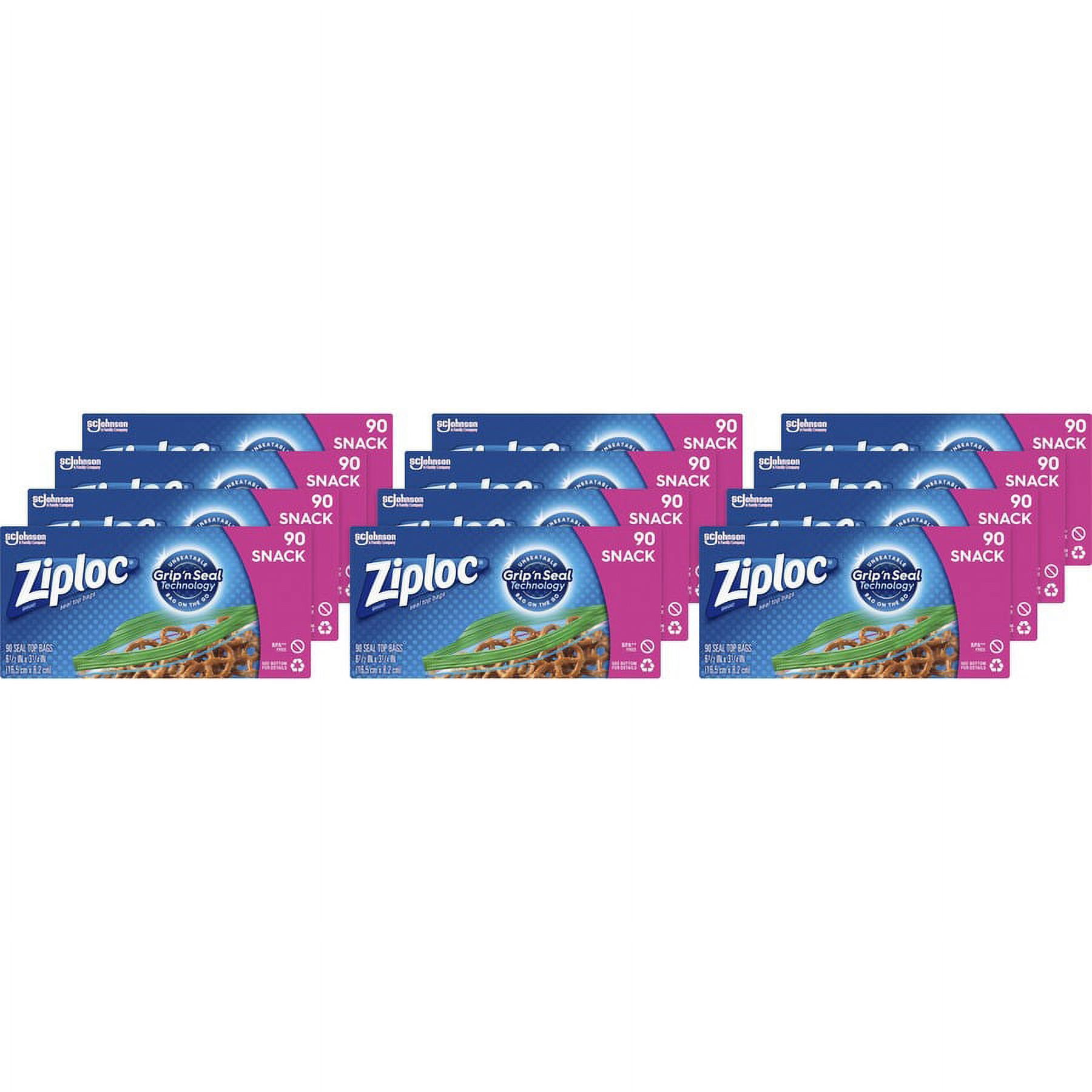 Ziploc Snack Size Storage Bags - 3.25 Ziploc Snack Size Storage Bags - 3.25