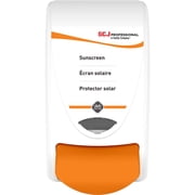 SC Johnson Sunscreen Dispenser - 1.06 quart Capacity - Durable, Locking Mechanism - White - 1Each | Bundle of 2 Each