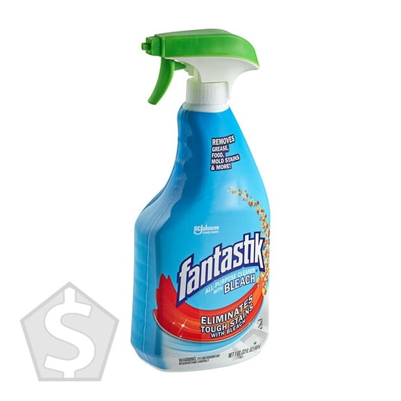 SC Johnson fantastik 308685 32 fl. oz. All Purpose Spray Cleaner with Bleach - 8/Case