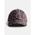 thumbnail image 1 of Scenario Women's Twill Baseball Hat, Dark Ombre Leopard, 1 of 3