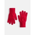 thumbnail image 1 of Scenario Women's Tech Touch Knit Gloves, Brilliant Red, 1 of 4