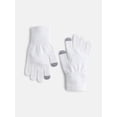 thumbnail image 1 of Scenario Women's Tech Touch Knit Gloves, Winter White, 1 of 4