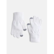 Women's Tech Touch Knit Gloves, Winter White