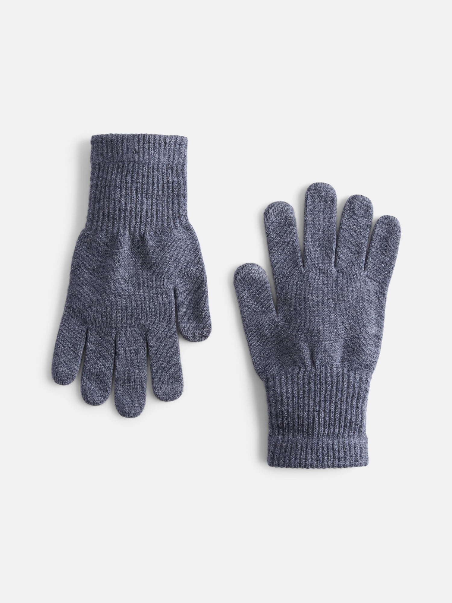Scenario Women's Tech Touch Knit Gloves, Charcoal Grey Heather