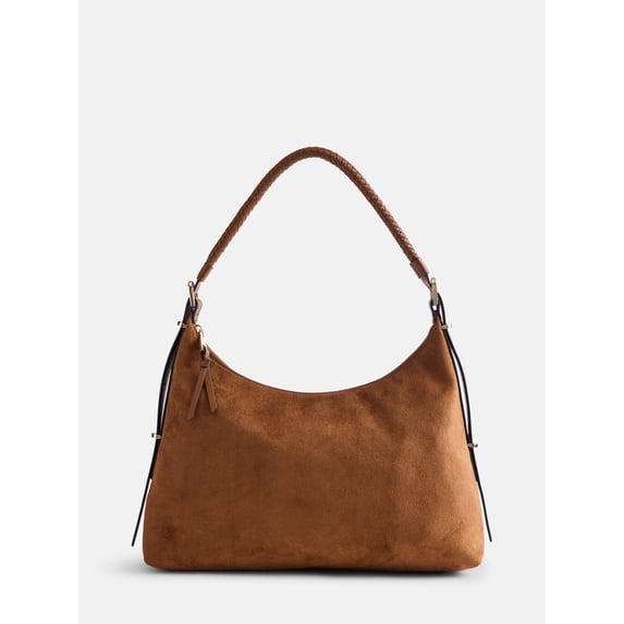 Scenario Women's Top Zipper Shoulder Bag, Autumn Brown