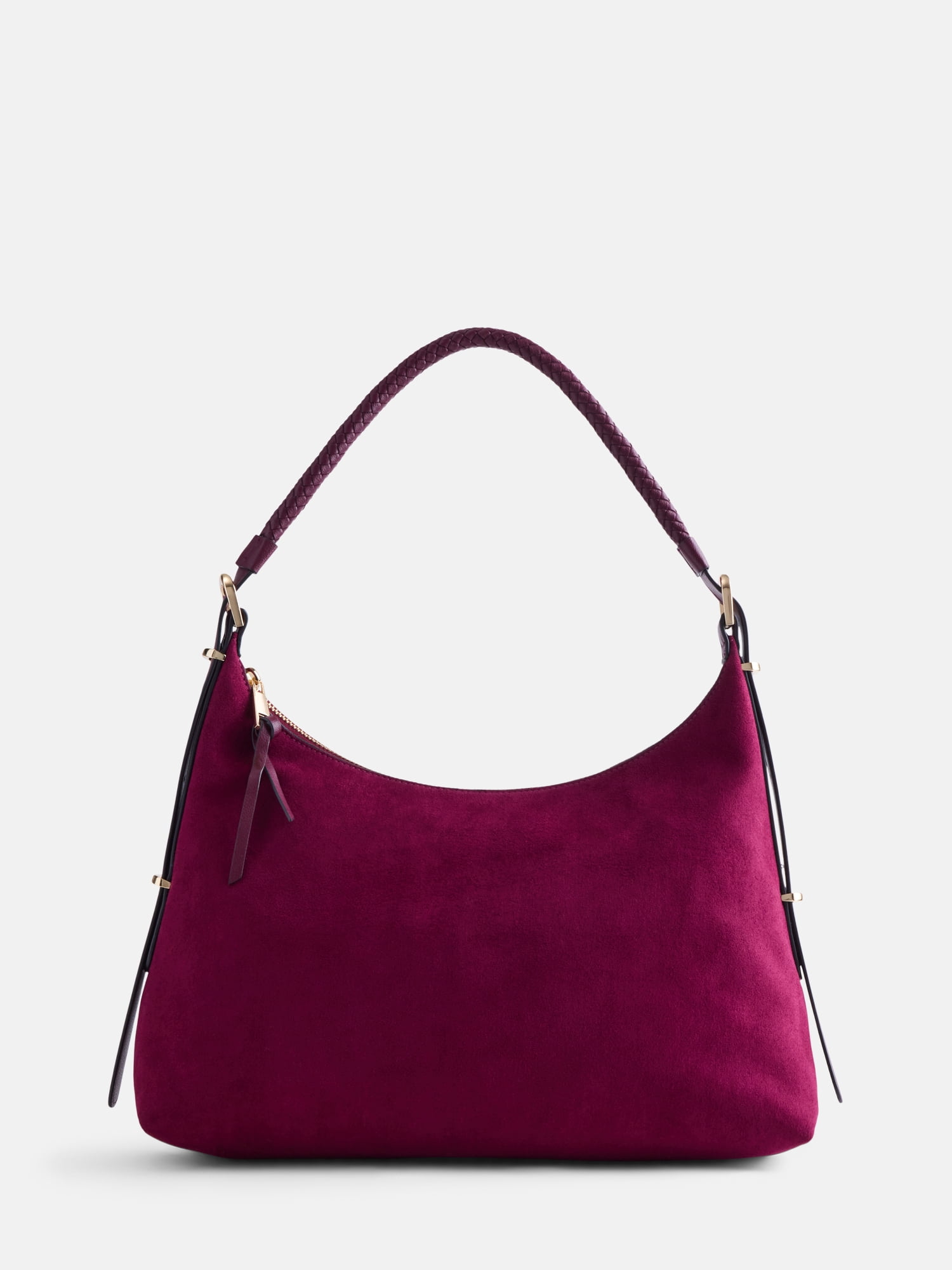 Scenario Women's Top Zipper Shoulder Bag, Merlot Wine