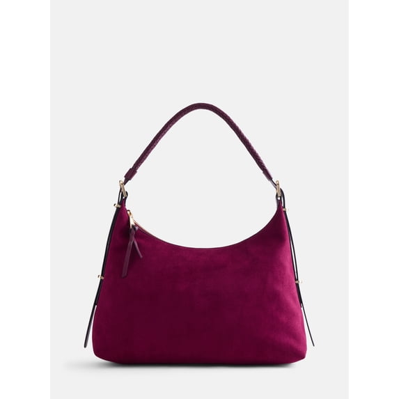 Scenario Women's Top Zipper Shoulder Bag, Merlot Wine