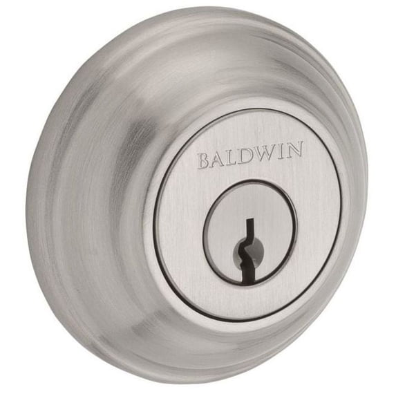 SC.TRD.150.6L.DS Traditional Round 1-Cyl Deadbolt - Satin Nickel
