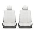 thumbnail image 1 of Auto Drive Faux Leather Seat Cover, 2-Piece, White, 1 of 8