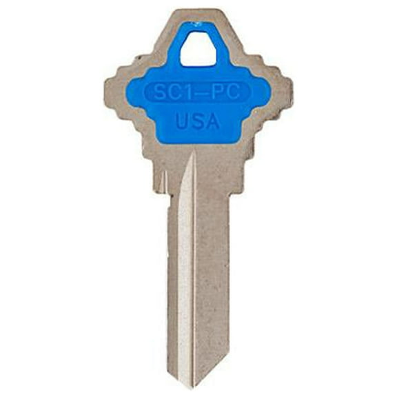 SC1-PC-BLUE KABA ILCO SCHLAGE BLUE KEY BLANK - Quantity 5