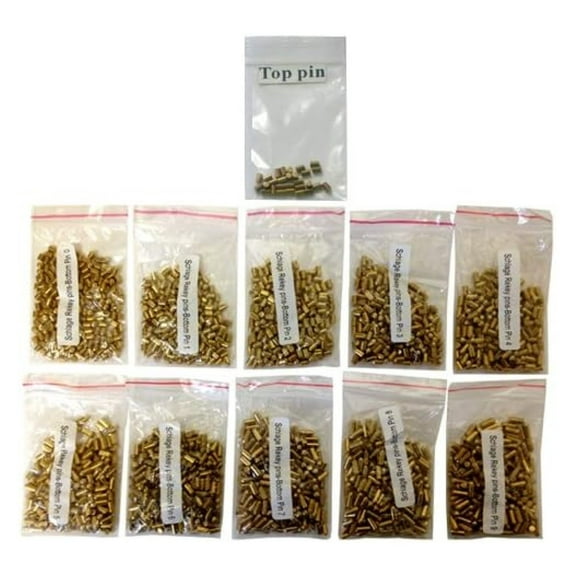 SC1 / SC4 Compatible Keyway Re-Key Kit Bottom Pins #0 to #9 with 200 of Each pin SC Rekeying Set