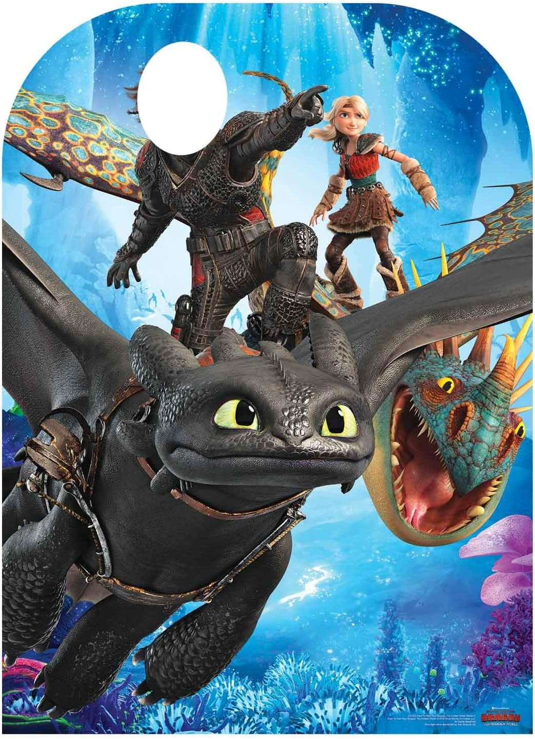 SC1301 How to Train Your Dragon 3 Standin Cardboard Cut Out