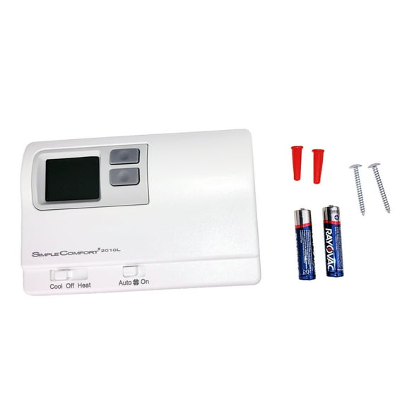 Icm Non-Programmable Thermostat, 1 H, 1 C, Dual, 18/30VAC SC2010L