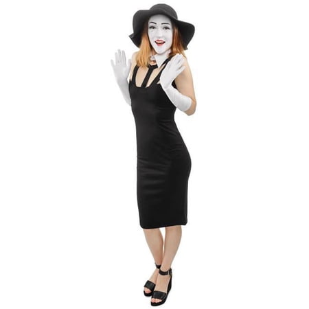 SC2166 Female Mime Cardboard Cutout