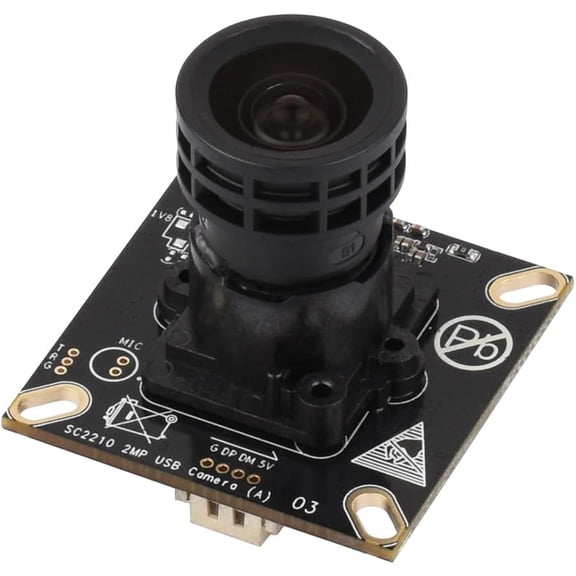 SC2210 2MP M12 USB Camera Module, SC2210 Sensor Chip, USB2.0 Port, Starlight Camera, Easy to Use