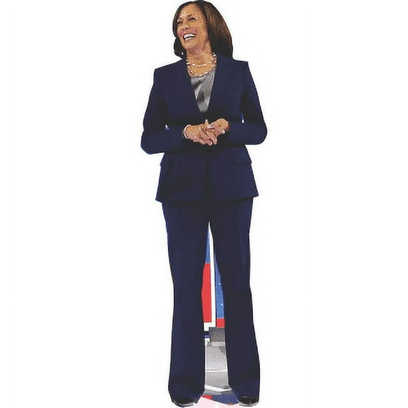 SC2332 Vice President Harris Blue Pant Suit Cardboard Cutout Standup Standee