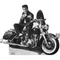 thumbnail image 1 of SC2552 Elvis Motorcycle Cardboard Cutout Standee Standup, 1 of 1