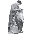 thumbnail image 1 of SC2555 Elvis Autograph Cardboard Cutout Standee Standup, 1 of 1