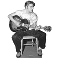 thumbnail image 1 of SC2578 Elvis in Rehearsal Cardboard Cutout Standee Standup, 1 of 1
