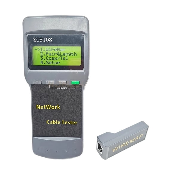 SC8108 LCD Digital PC Data Network Phone LAN Length Cable Tester Multifunction Wireless With RJ45 ,High Precision Diagnostic