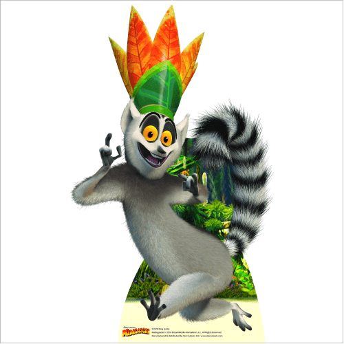 SC970 King Julien Madagascar Cardboard Cutout Standee