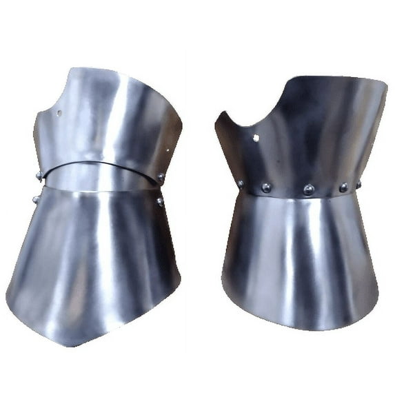 SCA Demi Gauntlet hourglass articulated half gaunts Larp 18ga mild steel