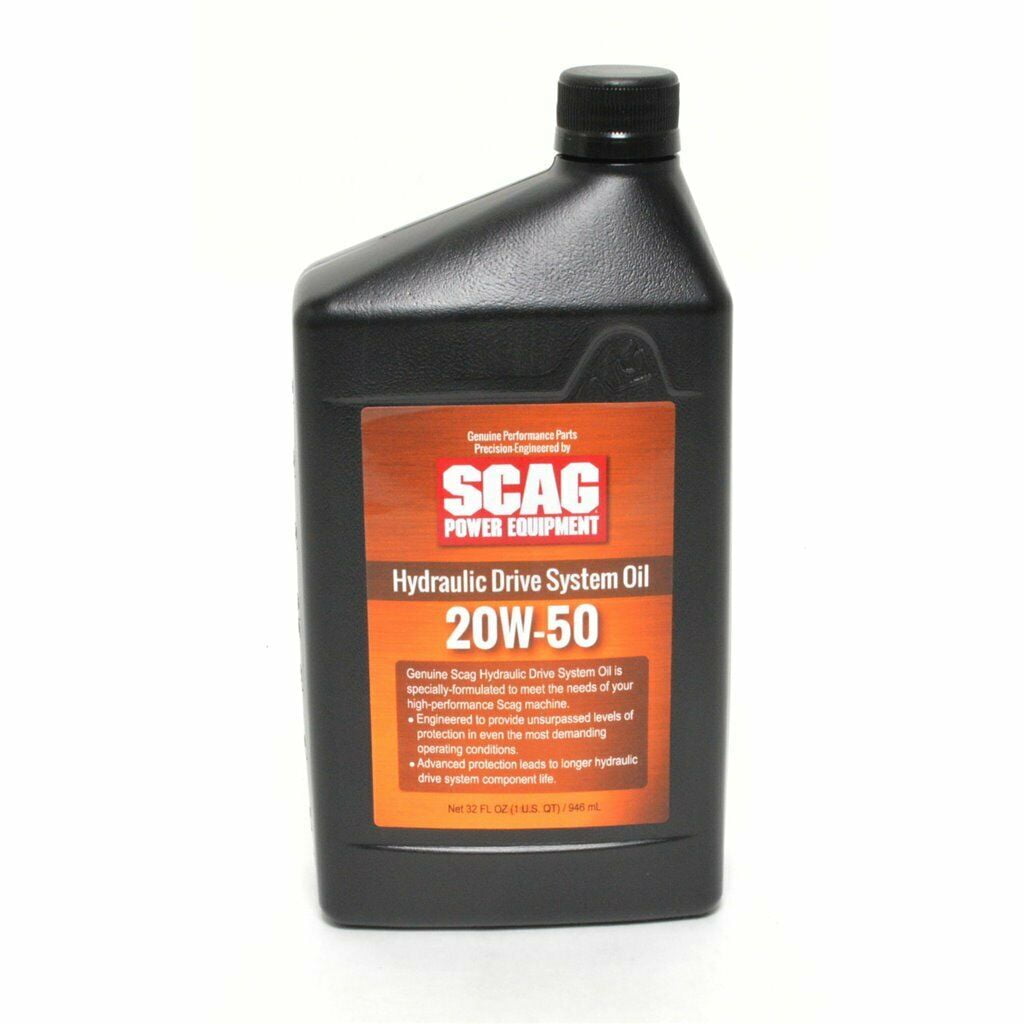 SCAG Genuine OEM 20W-50 Hydro System Hydraulic Oil - 1 Quart 486255
