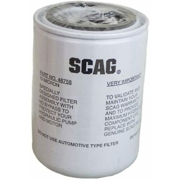 SCAG Genuine OEM Hydro Filter 48758
