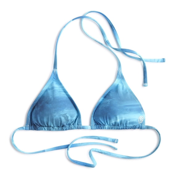 SCALES Bahamas Current Triangle Top Aqua, XSmall Swimwear