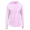thumbnail image 1 of SCALES Bahamas Current Womens Hooded Performance Light Pink, Small Hoodie, 1 of 4