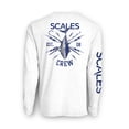 thumbnail image 1 of SCALES Blue Gold Active Performance Long Sleeve White, Small, 1 of 9