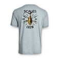 thumbnail image 1 of SCALES Blue Gold Active Performance Short Sleeve Grey Heather, 2XLarge, 1 of 9