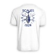 thumbnail image 1 of SCALES Blue Gold Active Performance Short Sleeve White, Large, 1 of 9