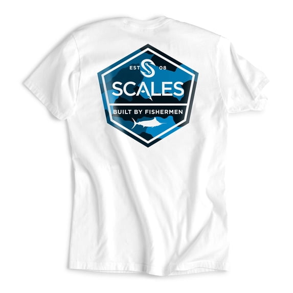 SCALES Built Tee Short Sleeve White, Medium