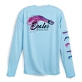 thumbnail image 1 of SCALES Chasing Skirts Long Sleeve Performance Shirt Light Blue, 2XLarge, 1 of 3