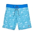 thumbnail image 1 of SCALES Clean Fish First Mates Seafoam, W38 Board Shorts, 1 of 6