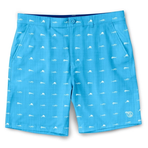 SCALES Clean Fish Walkshorts Blue Heather, 38