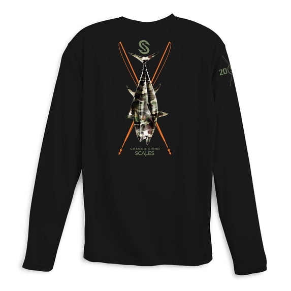 SCALES Crank & Grind Performance Long Sleeve White, 3XLarge