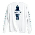 thumbnail image 1 of SCALES Epic Trip Long Sleeve Performance Shirt White, 2XLarge, 1 of 4